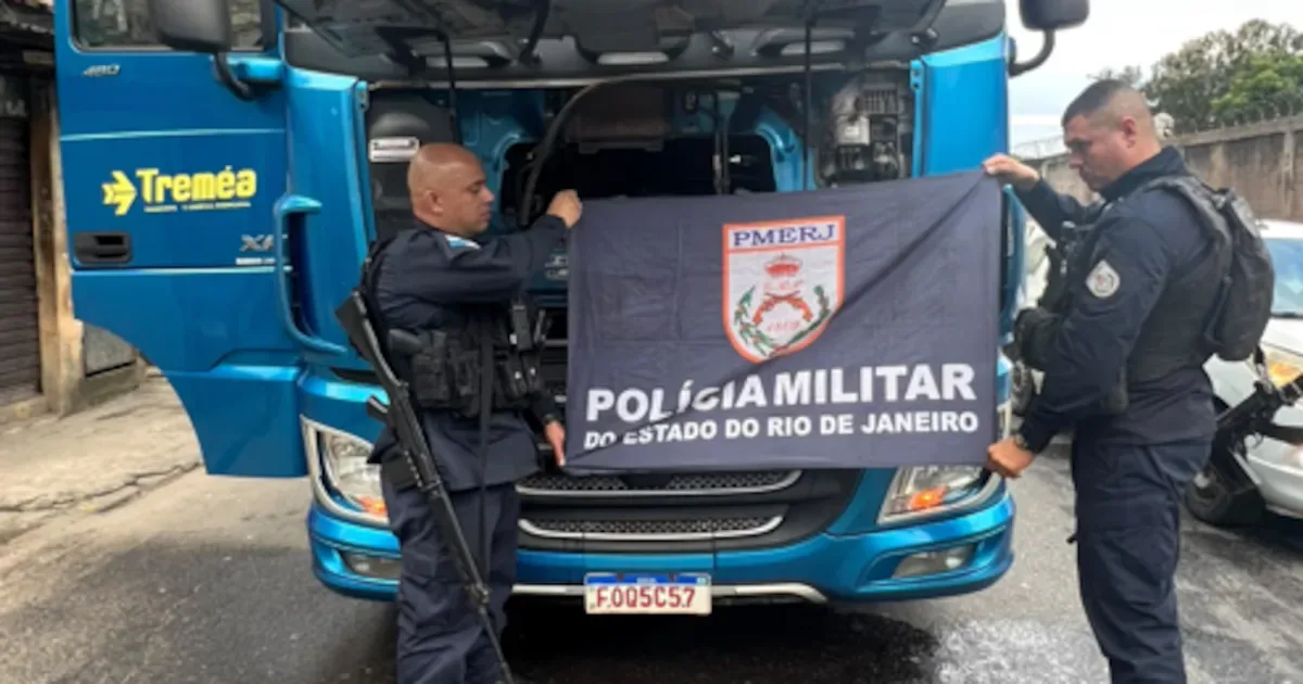 PM impede roubo de carga de carne avaliada em mais de R$ 1,6 milhão no Rio