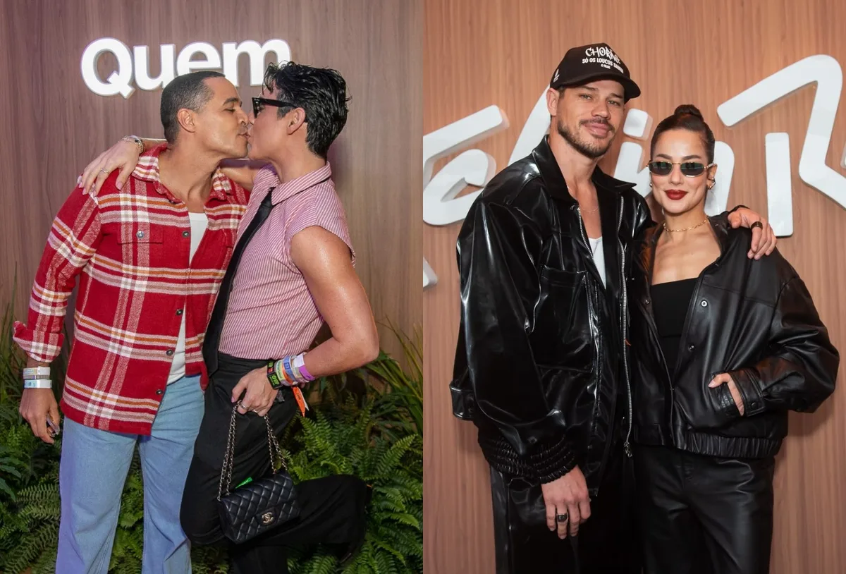 Casais marcam presença na última noite do Rock in Rio 2026