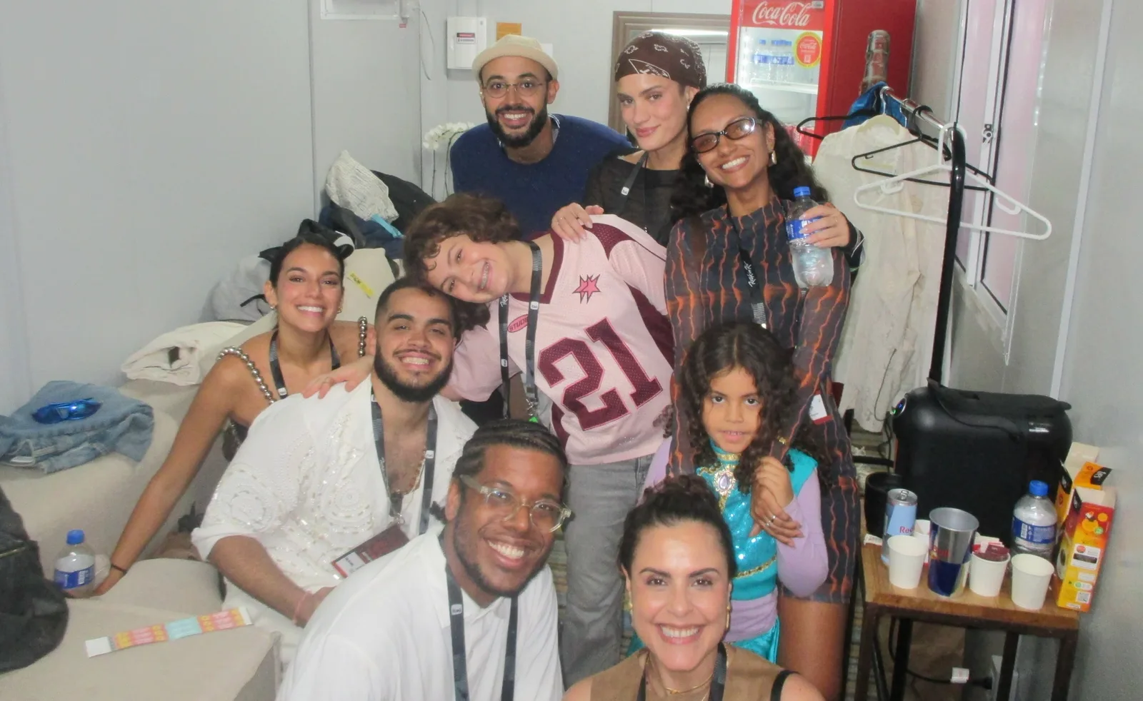 Francisco Gil recebe Laura Fernandez e Alane Dias no Rock in Rio