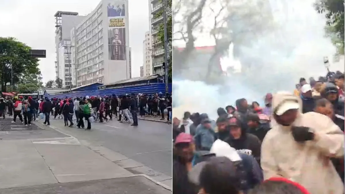 Polícia usa gás lacrimogêneo para dispersar grupo na Avenida Paulista