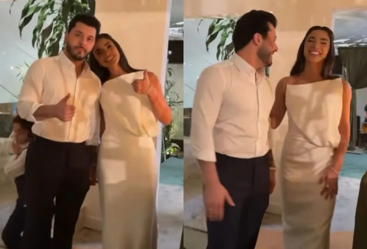 Murilo Huff e Gabriela Versiani celebram noivado com festa em Goiânia