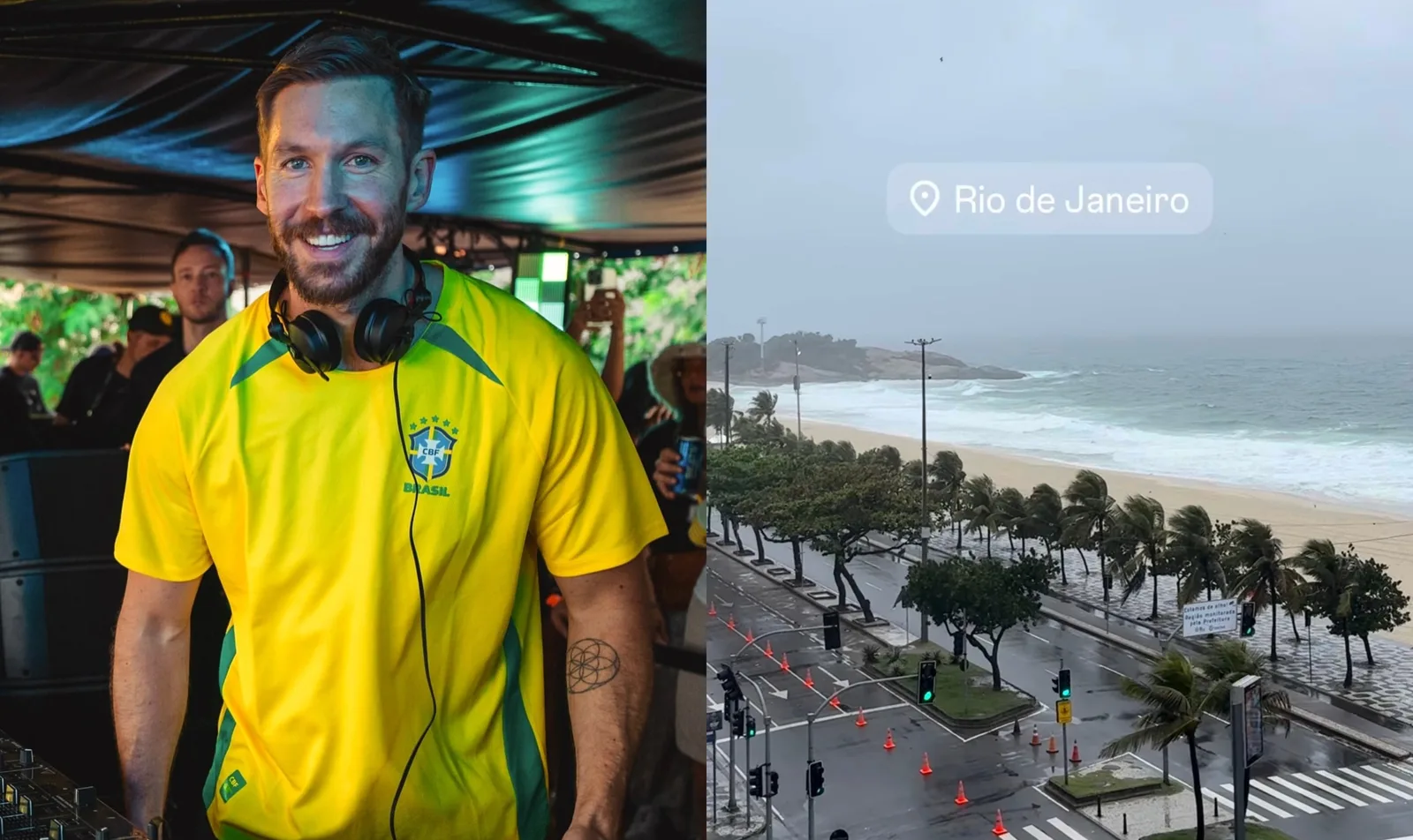 Calvin Harris chega ao Rio antes de estreia no Rock in Rio