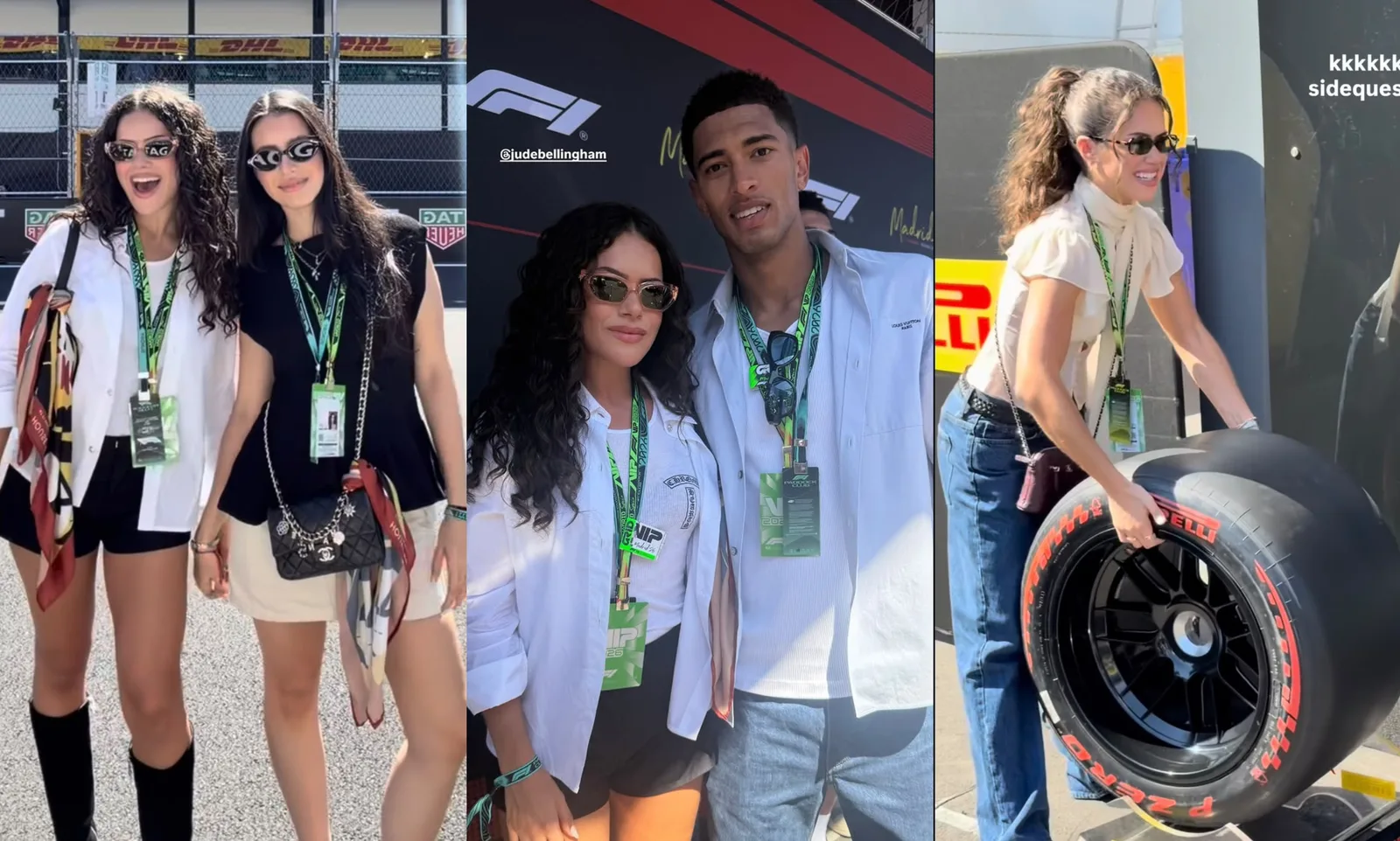 Maisa acompanha o Grande Prêmio da Espanha de Fórmula 1 em Madrid