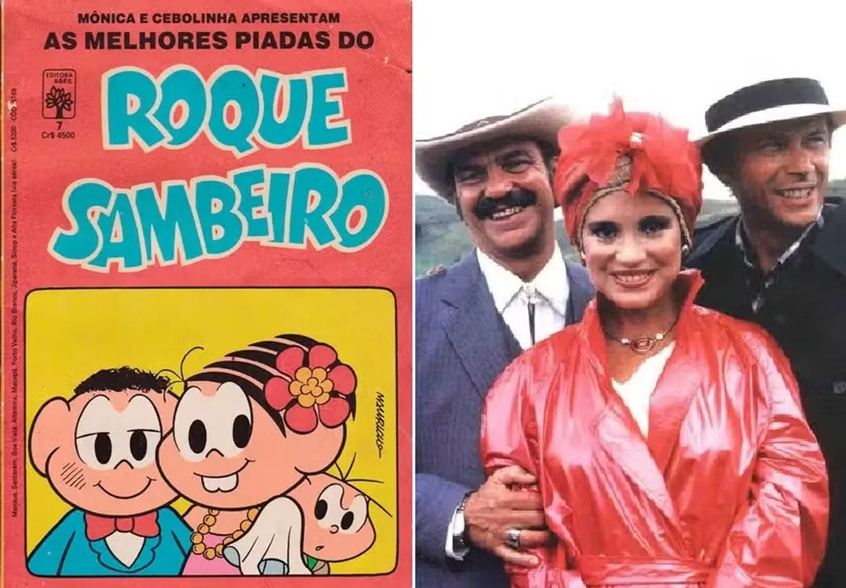 Novela Roque Santeiro virou paródia em gibi da Turma da Mônica
