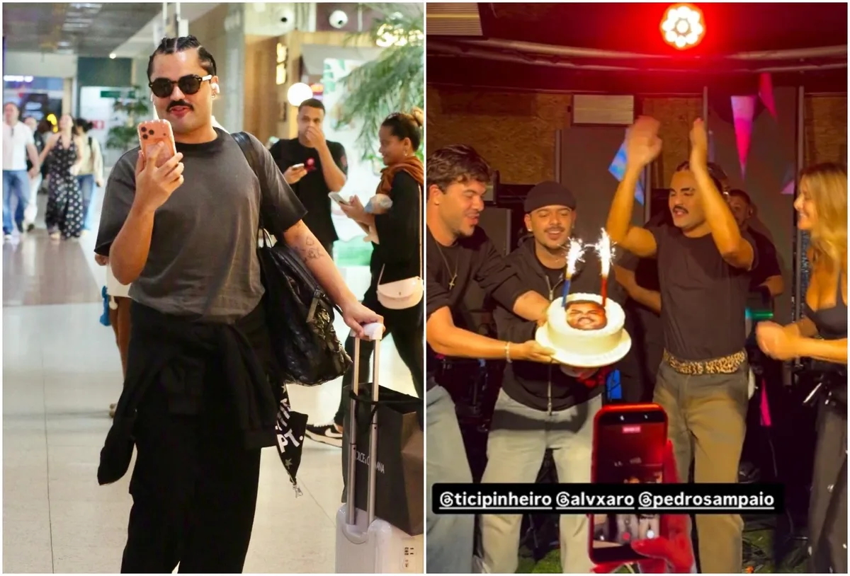Lucas Guedez fala com Virginia por vídeo após ausência em festa de aniversário