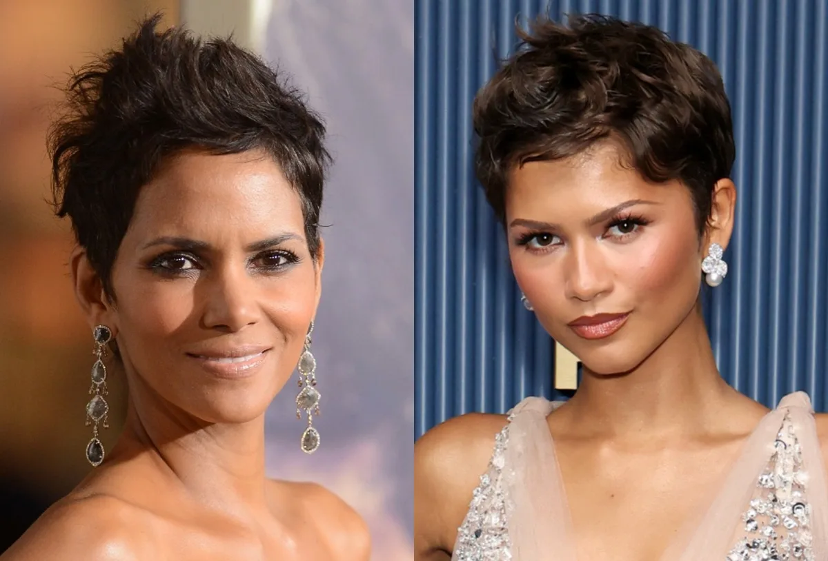 Halle Berry foi a referência de Zendaya para o corte pixie