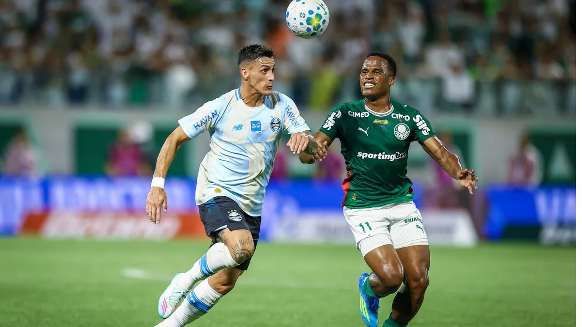 Grêmio x Palmeiras: horário, transmissão e escalações pelo Brasileirão