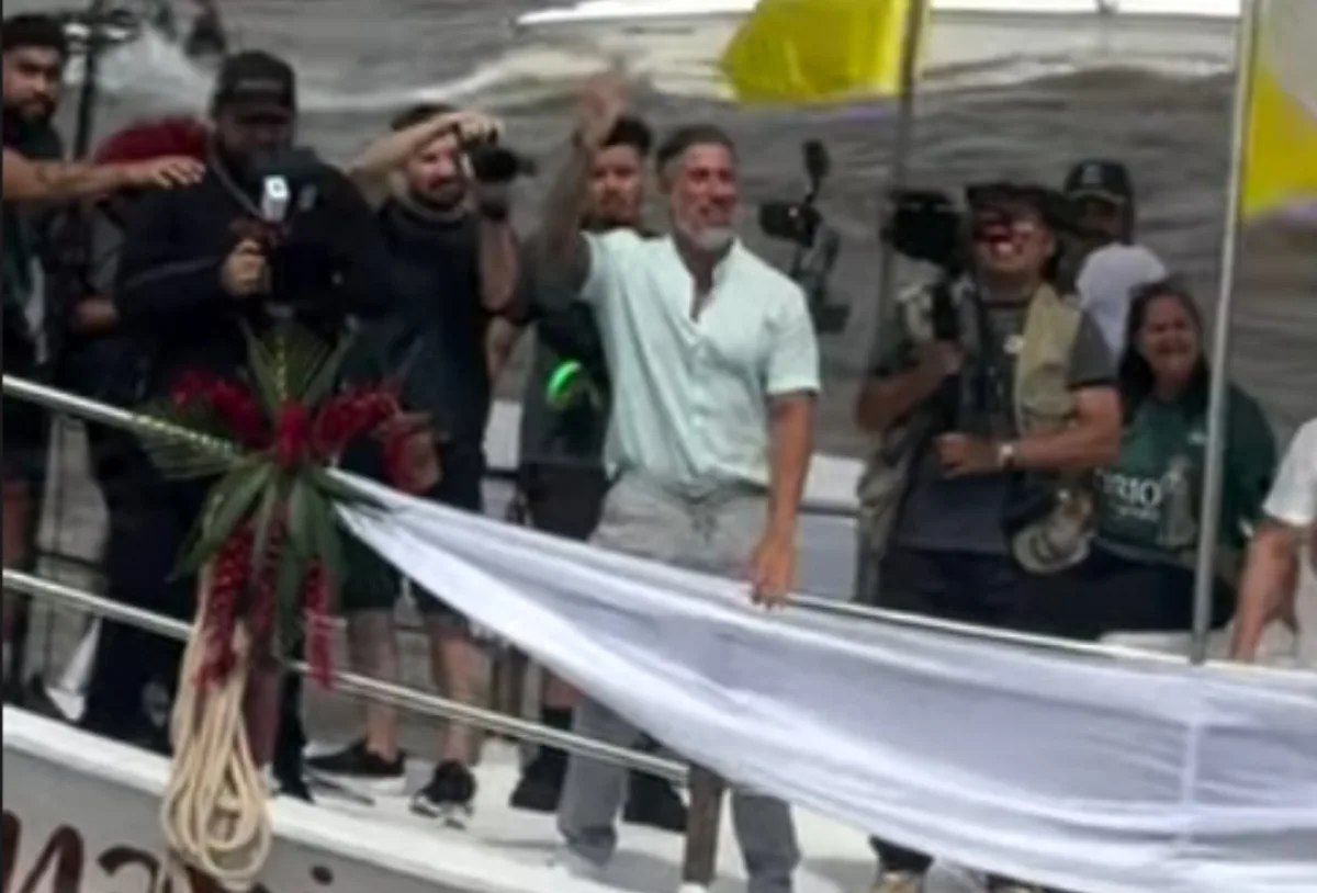 Marcos Mion acompanha o Círio de Nazaré em Belém para o Caldeirão