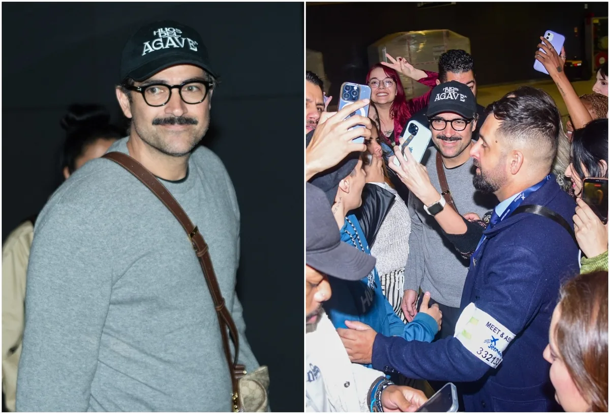 Alfonso Herrera chega a São Paulo e é recebido por fãs no aeroporto