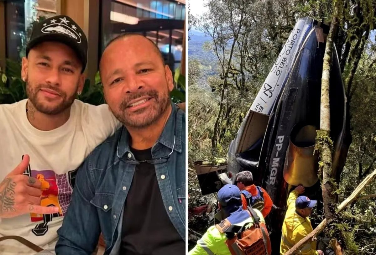 Helicóptero ligado ao projeto de Neymar levava cantor Rick e mais quatro pessoas