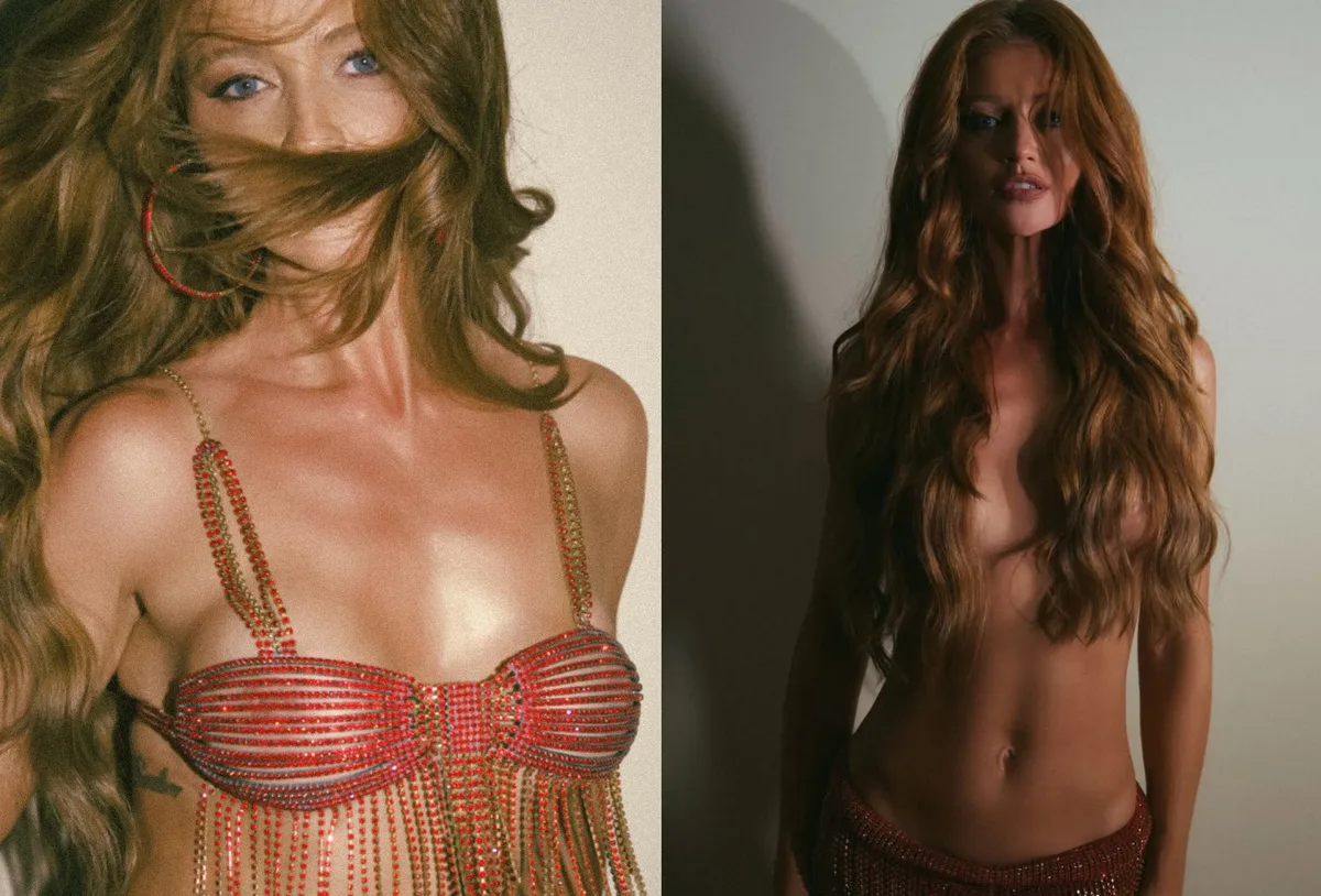 Cintia Dicker celebra permanência no Salgueiro com novo álbum de fotos