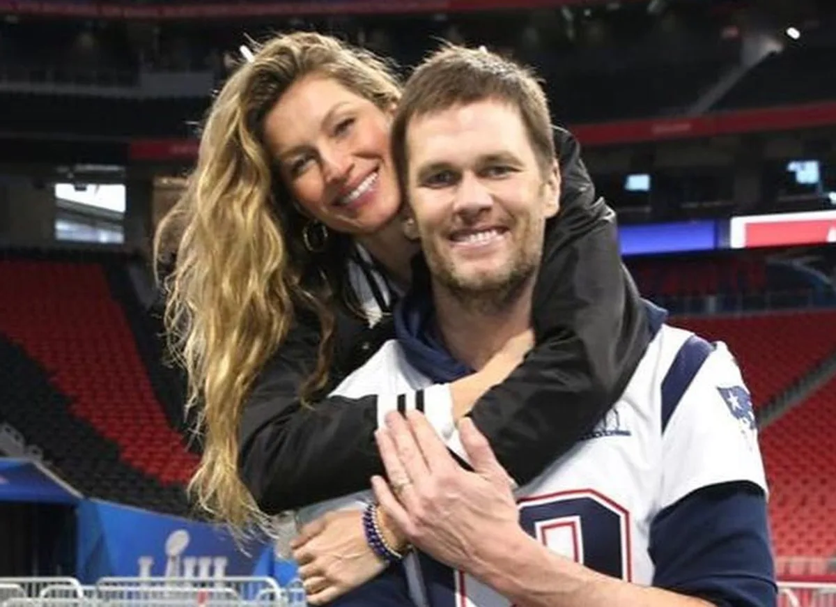 Biografia relata reação de Tom Brady à gravidez de Gisele Bündchen