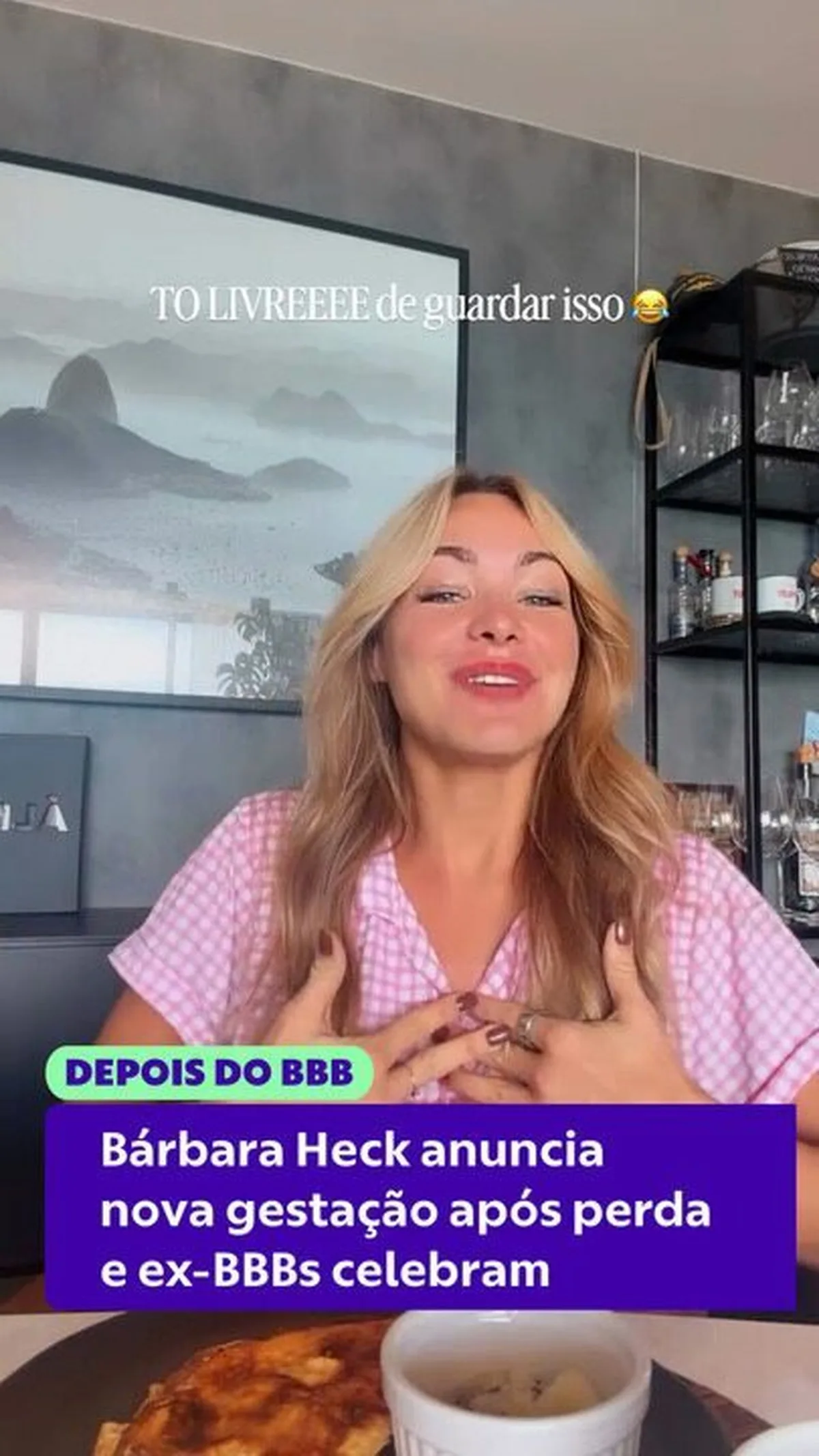 Bárbara Heck revela gravidez após perda gestacional