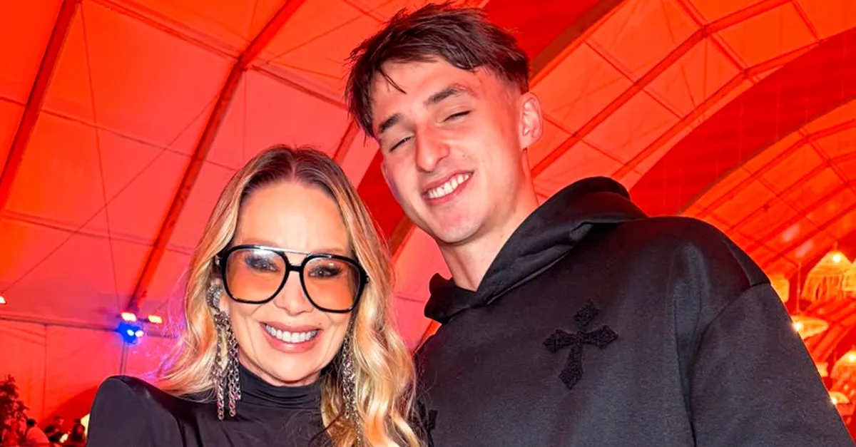Danielle Winits vai ao Rock in Rio com o filho Noah Reis