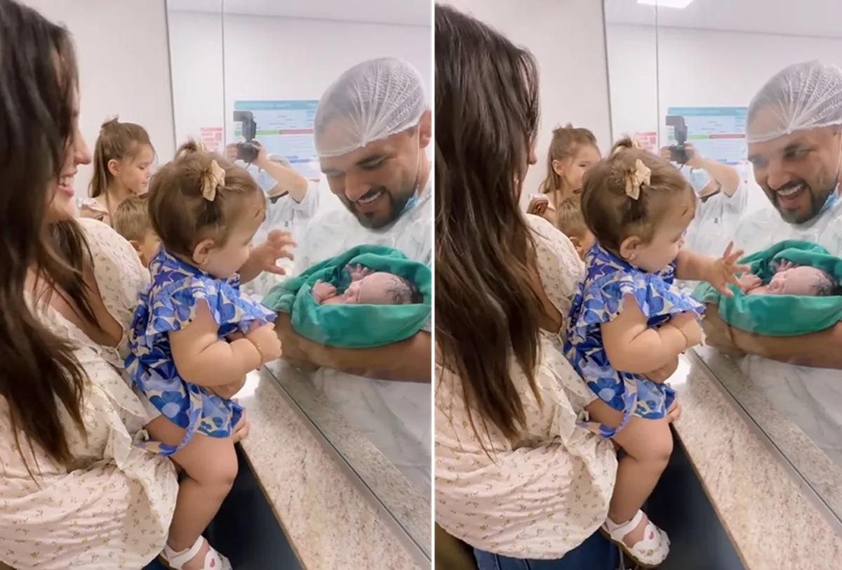 Rafa Kalimann registra encontro de Zuza com a sobrinha Luísa