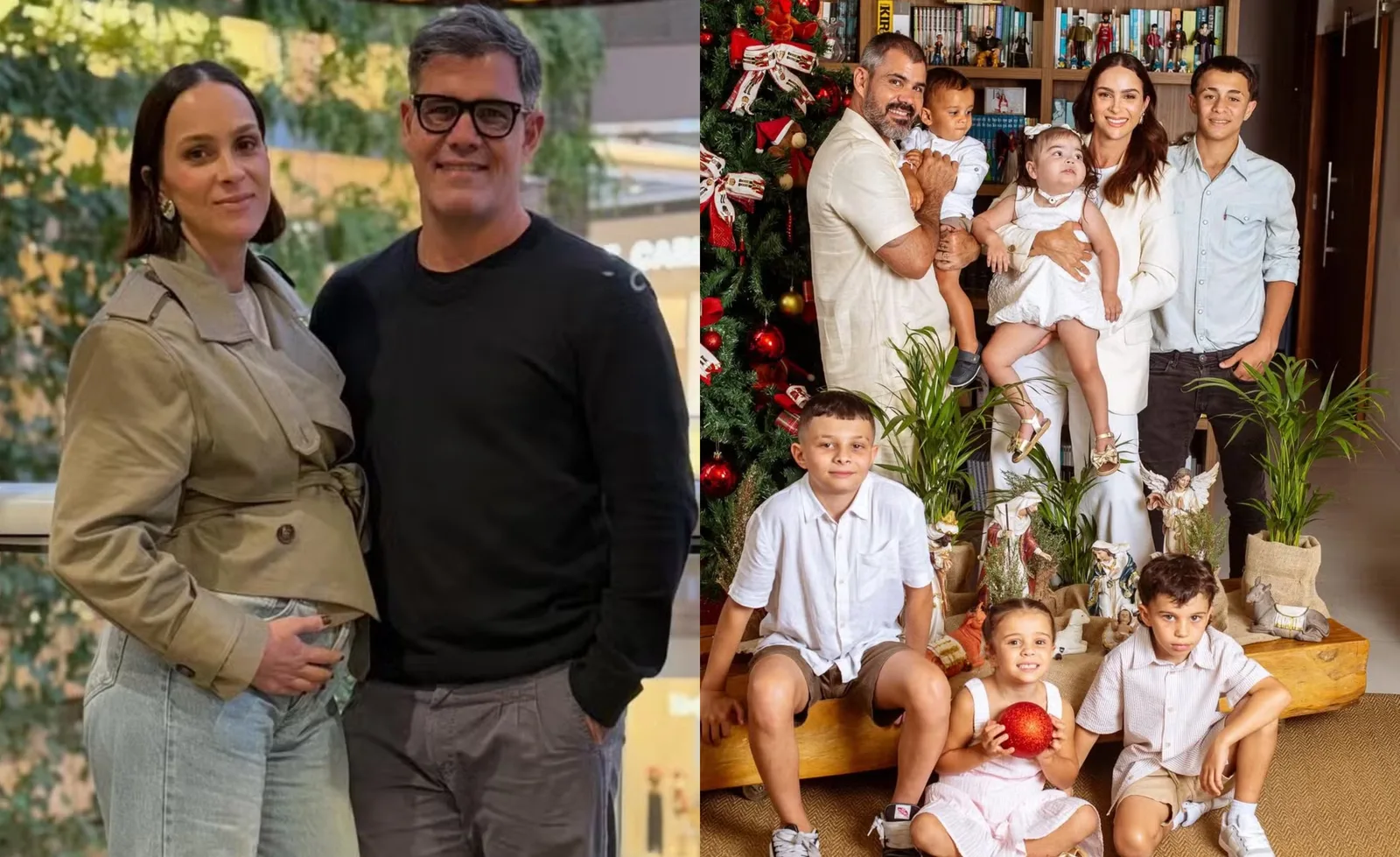 Juliano Cazarré anuncia chegada do sétimo filho com Letícia