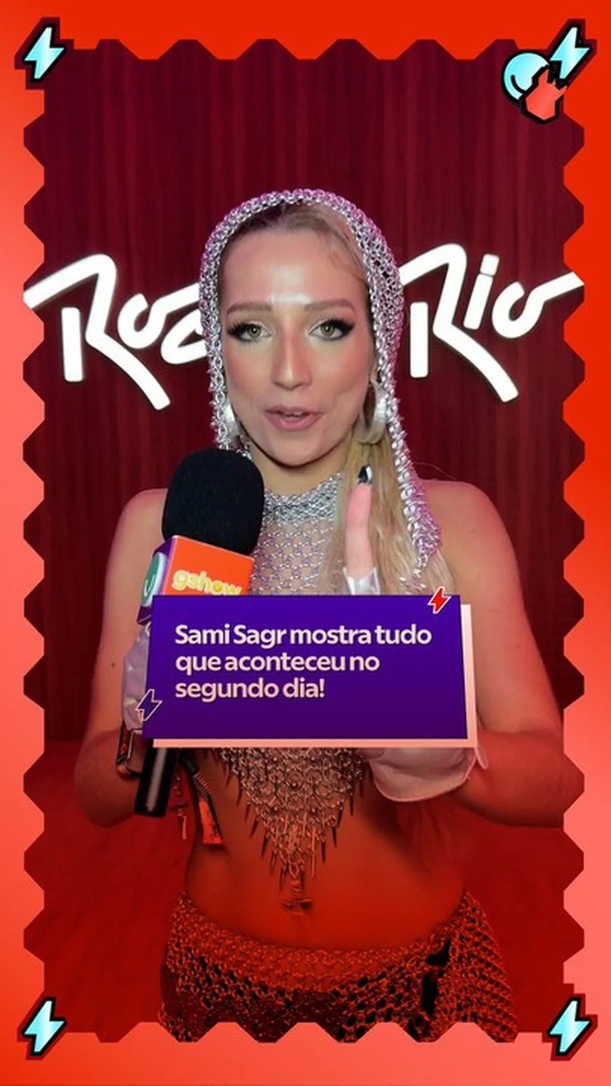 Samira Sagr mostra bastidores e momentos do segundo dia do Rock in Rio