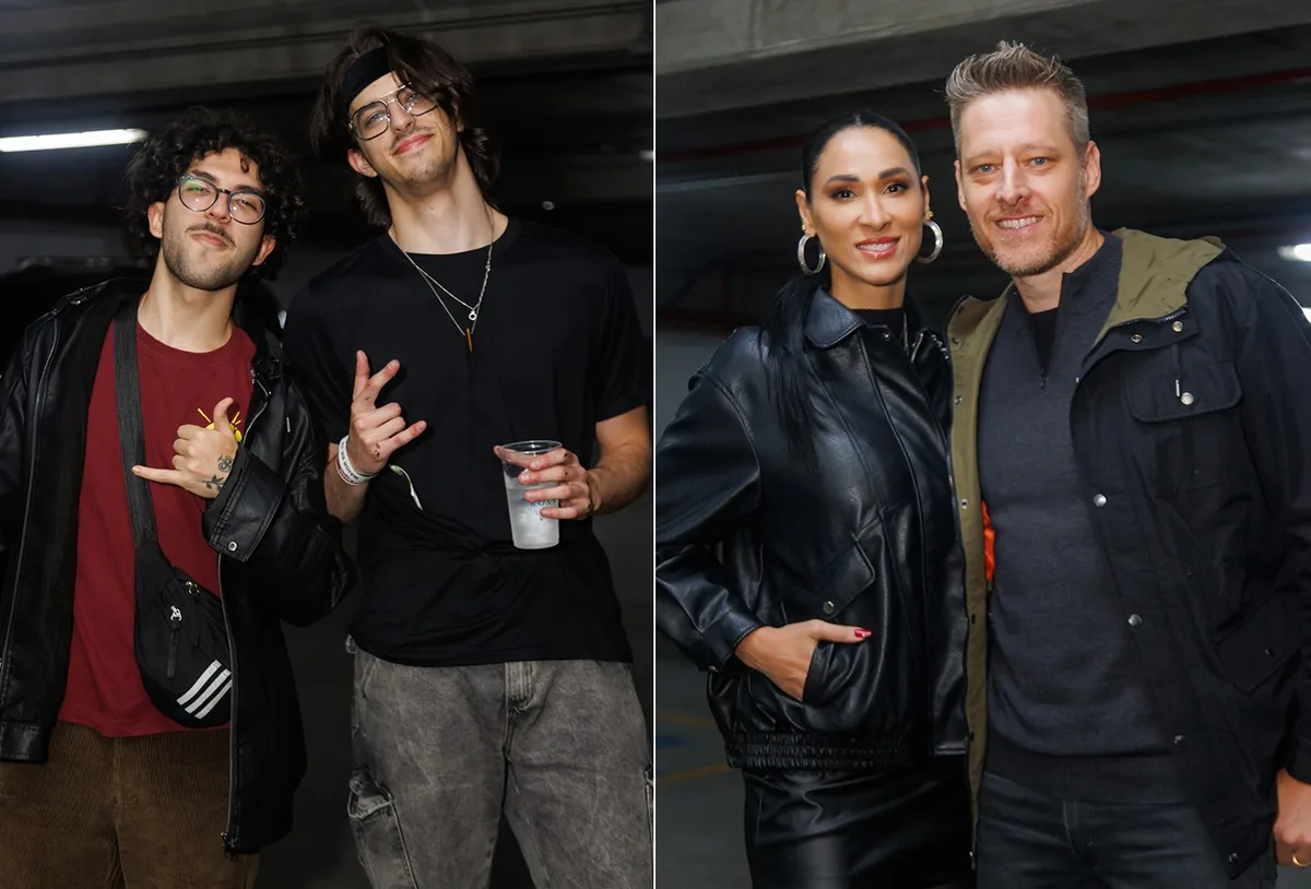 Jaqueline Carvalho, Murilo Endres e Duda Pimenta vão ao show do Maroon 5 em SP