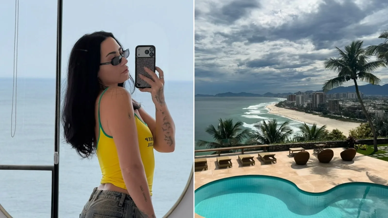 Demi Lovato se hospeda em mansão no Rio por mais de R$ 90 mil