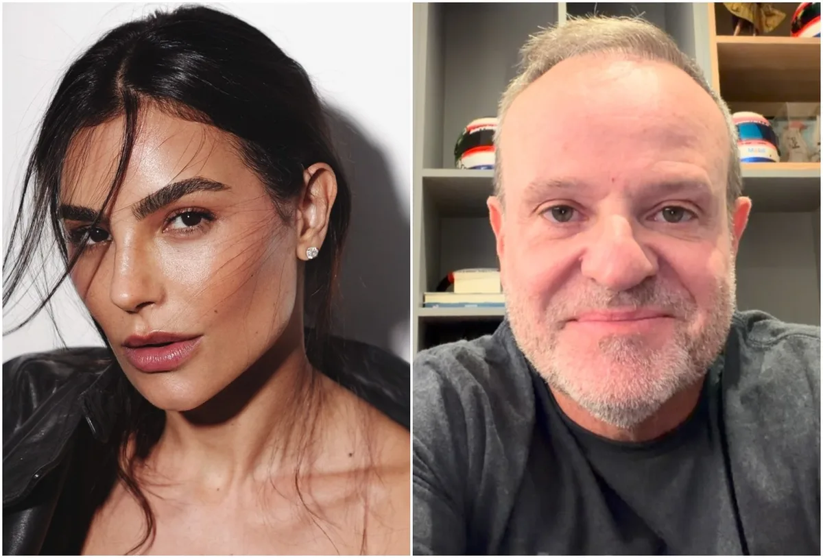 Rubinho Barrichello confirma fim do namoro com Cíntia Chagas