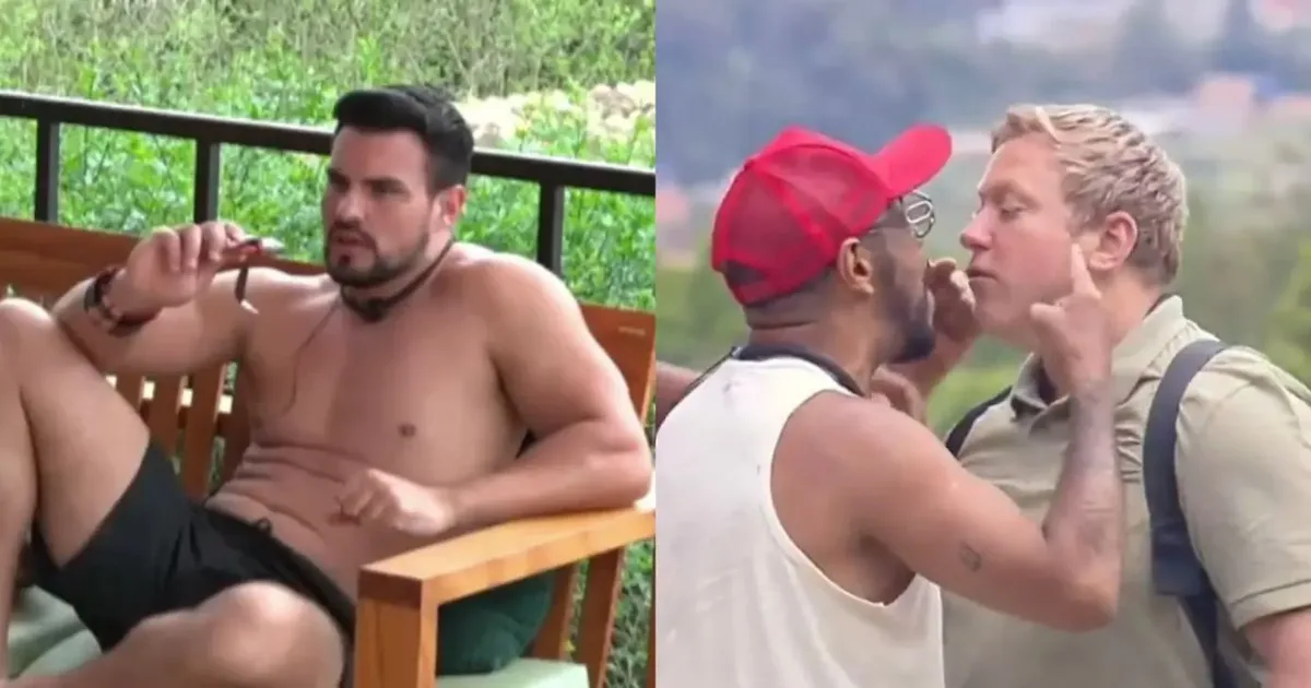 Thaíde avança contra Serginho durante discussão em A Fazenda 18