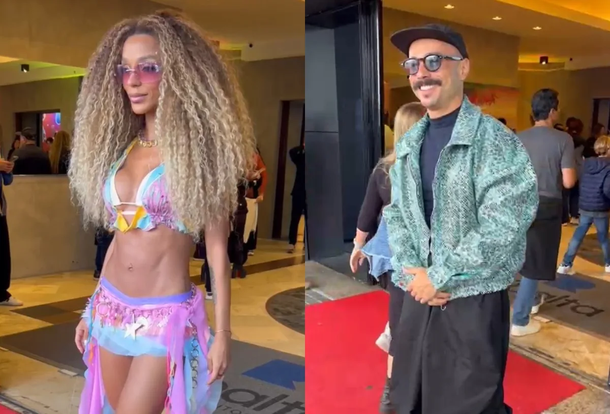 Famosos chegam ao último dia do Rock in Rio com looks inspirados em Zara Larsson