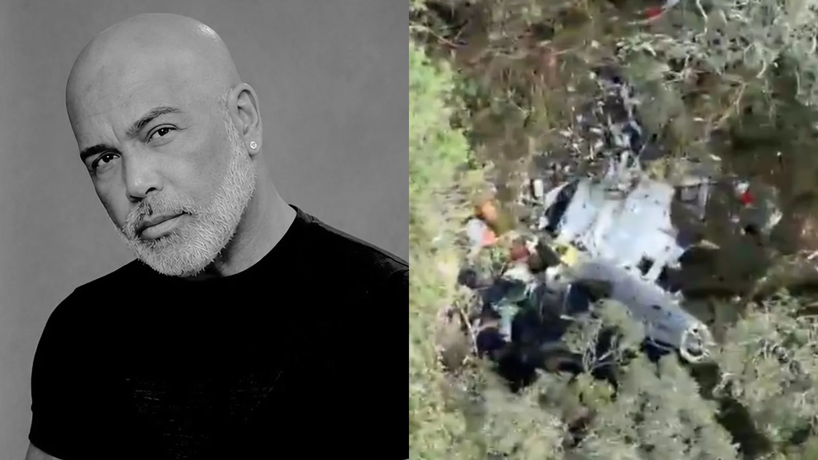 Rick e outras quatro pessoas morrem após queda de helicóptero no RS