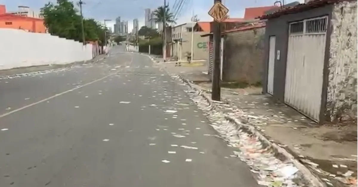 PM usará câmeras para identificar autores de derramamento de santinhos em João Pessoa