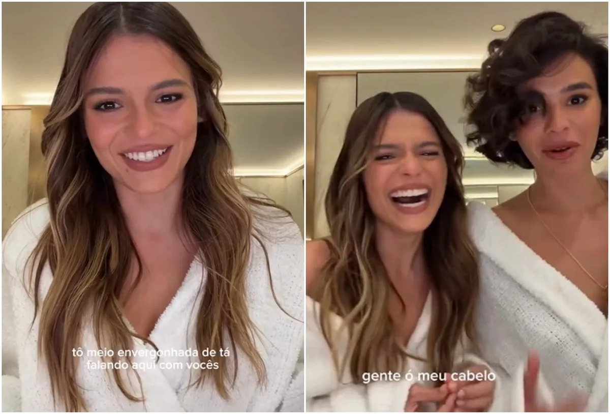 Luana Marquezine participa de evento de moda com Bruna em São Paulo