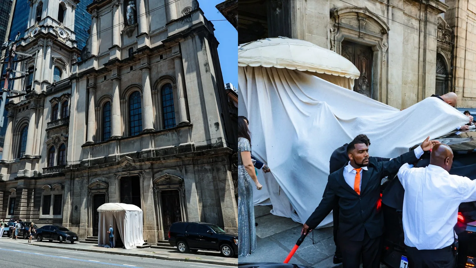 Giulia Be e Conor Kennedy realizam casamento religioso no Rio