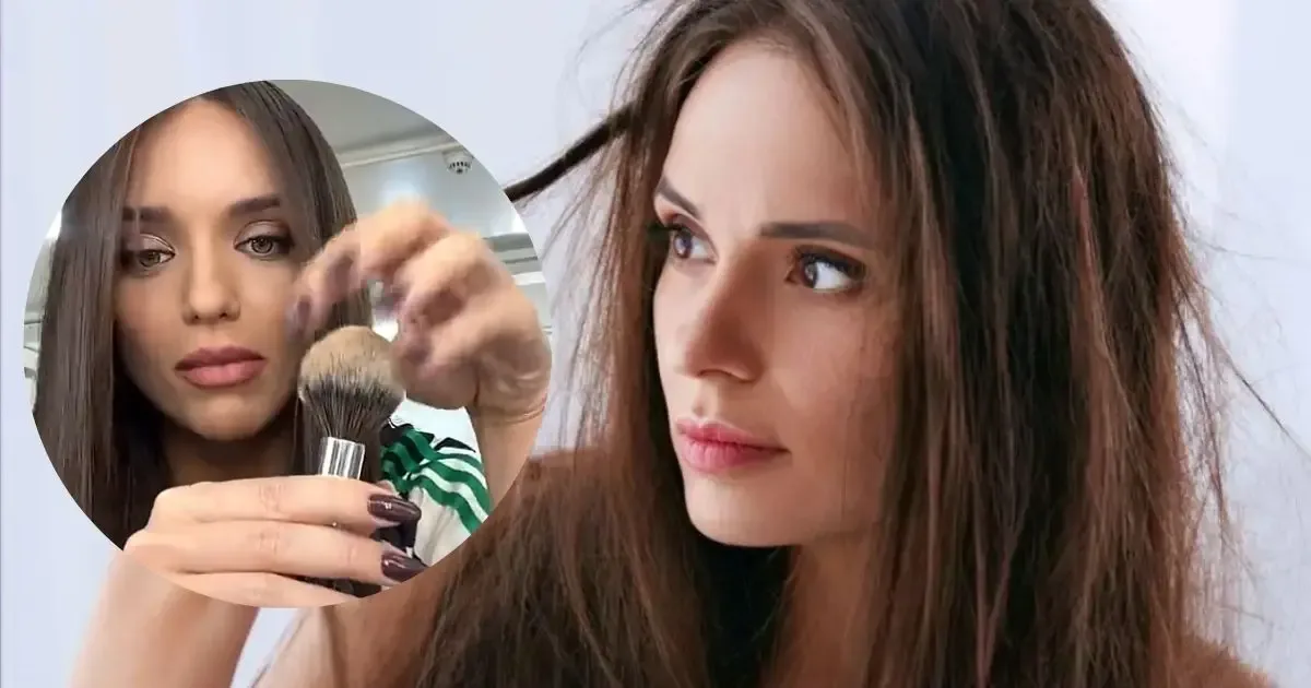 Rafa Kalimann mostra truque com pincel para controlar o frizz
