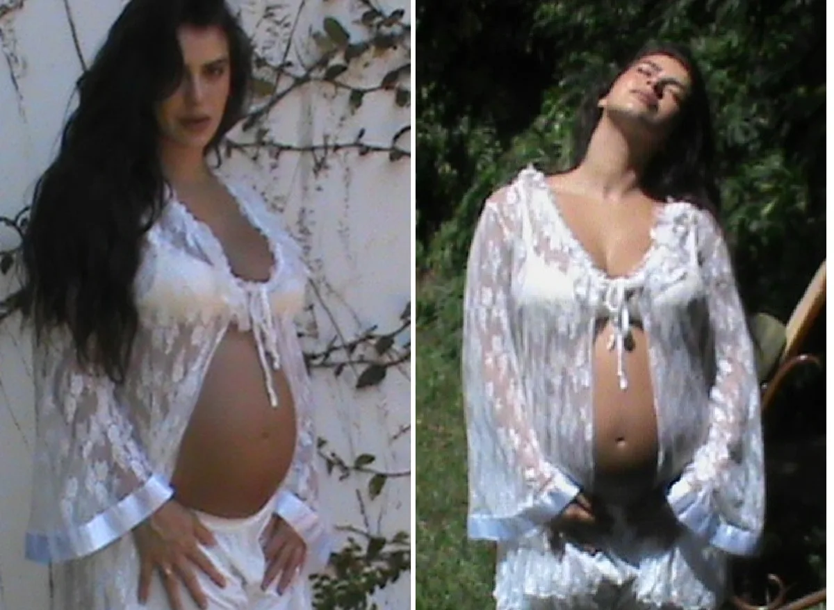 Mari Saad mostra barriga de 28 semanas em ensaio de gravidez