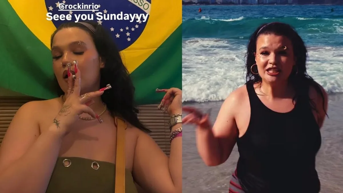 Lola Young aproveita o Rio antes de show no Rock in Rio