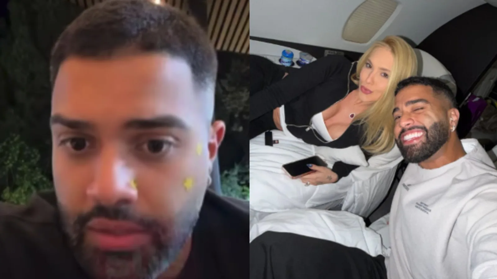 Hebert Gomes evita falar sobre unfollow de Margareth Serrão em live