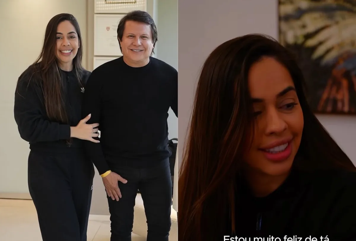 Flavia Correia escolhe médica para rinoplastia e aparece ao lado de Giovani