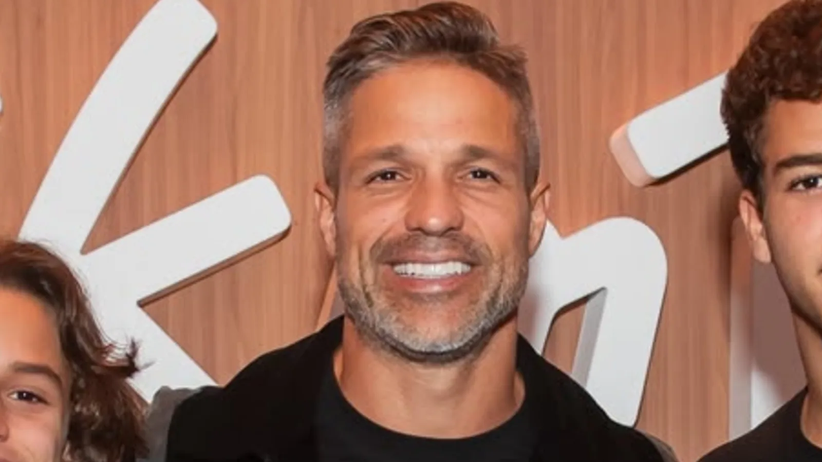Diego Ribas leva os filhos Davi e Matteo ao último dia do Rock in Rio
