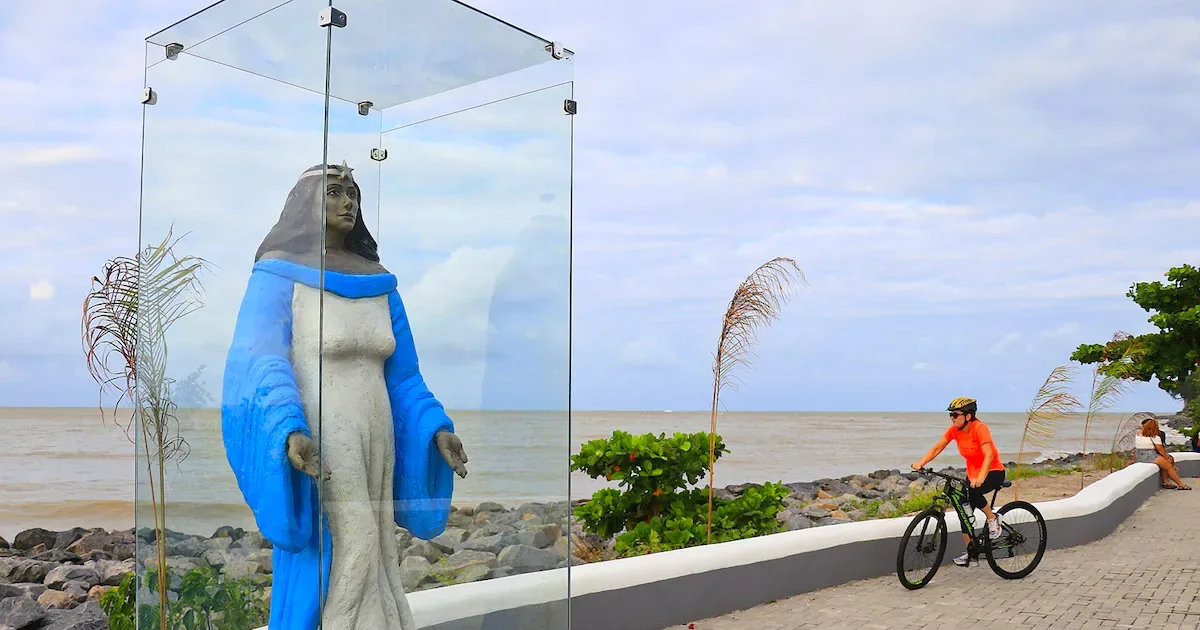 MPPB acompanha apuração de dano à estátua de Iemanjá em João Pessoa