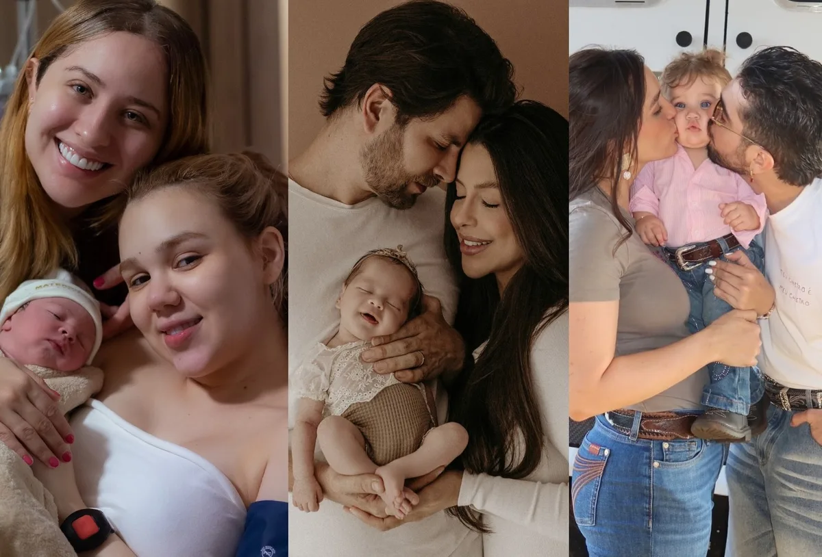 Isabella, Alice e Clara: os bebês que marcam a estreia de famosos na data