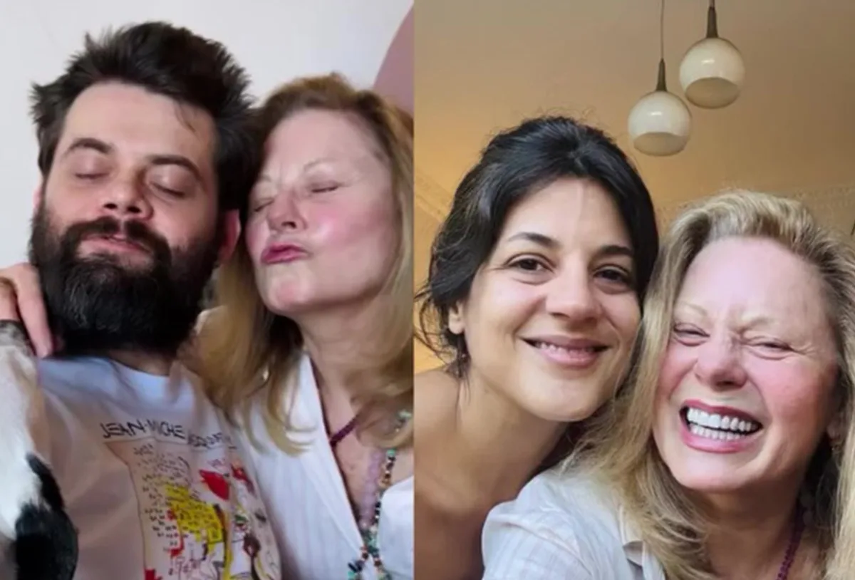 Vera Fischer compartilha registros com o filho Gabriel Grunje