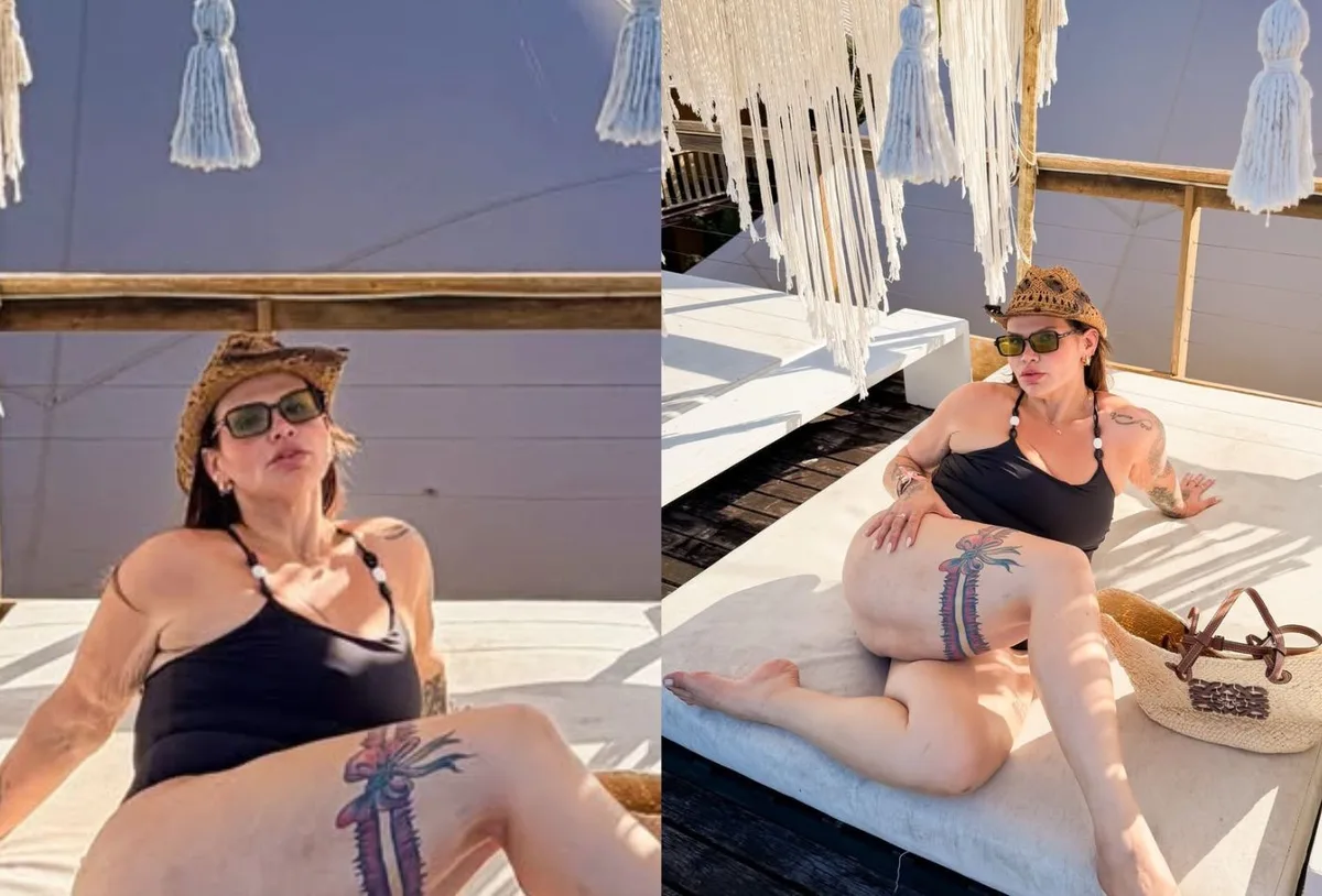 Thais Carla curte Morro de São Paulo após cirurgia bariátrica