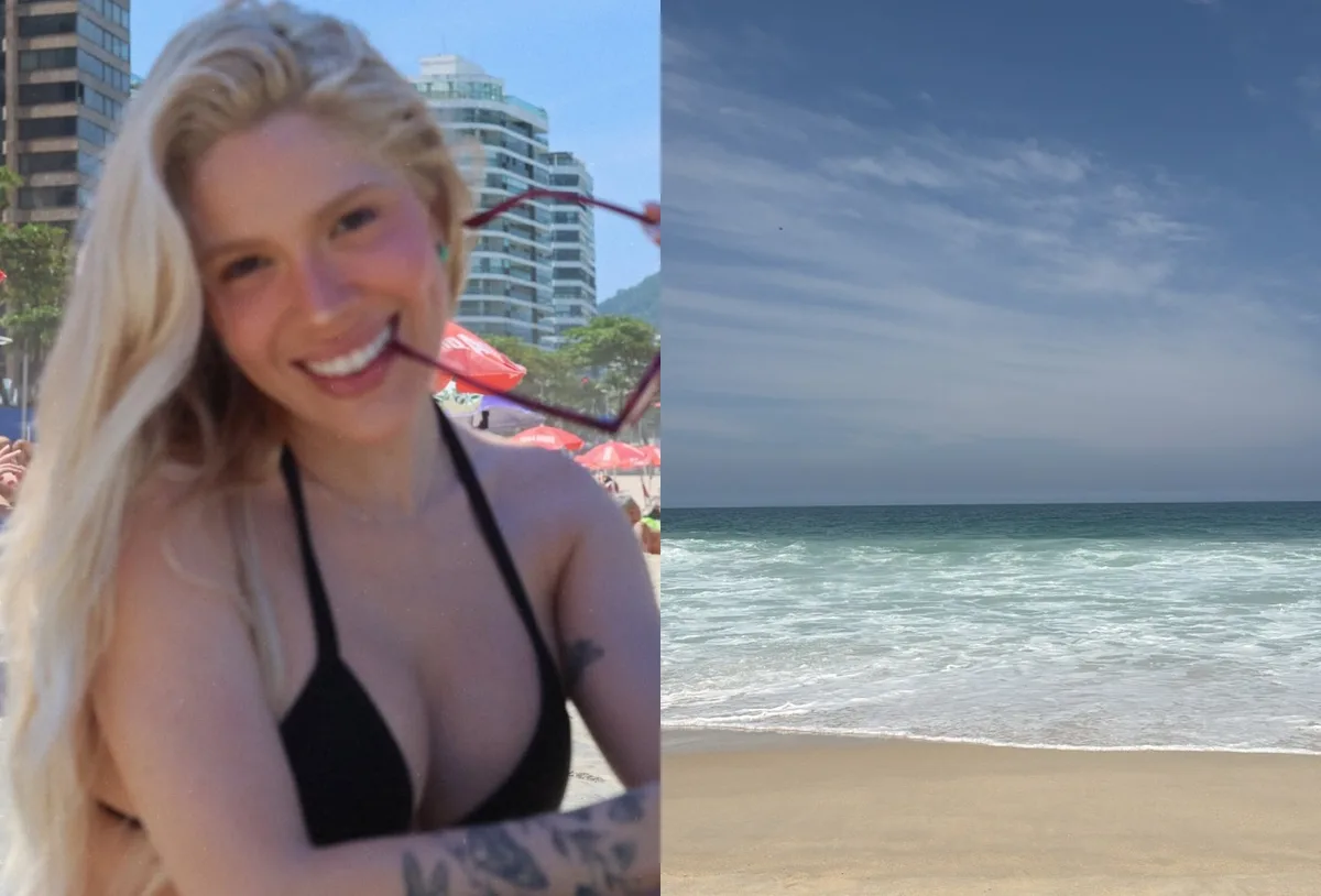 Karoline Lima relata falta de ar ao tentar tomar sol na praia