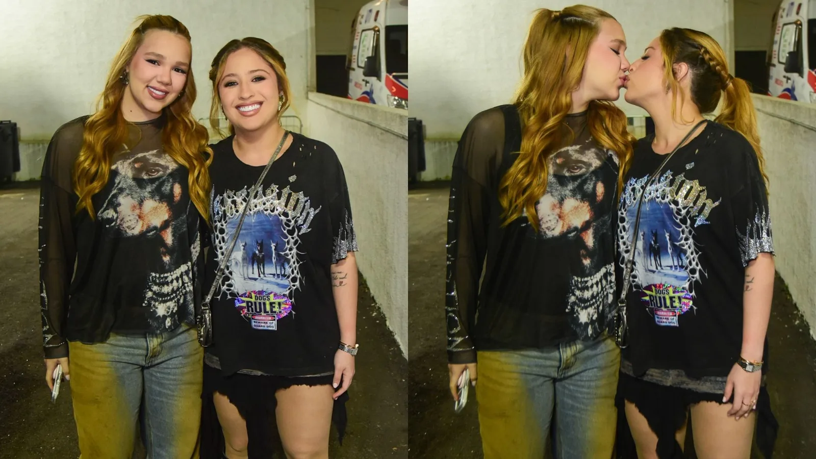 Mari Fernandez acompanha Júlia Ribeiro em show de Demi Lovato em São Paulo