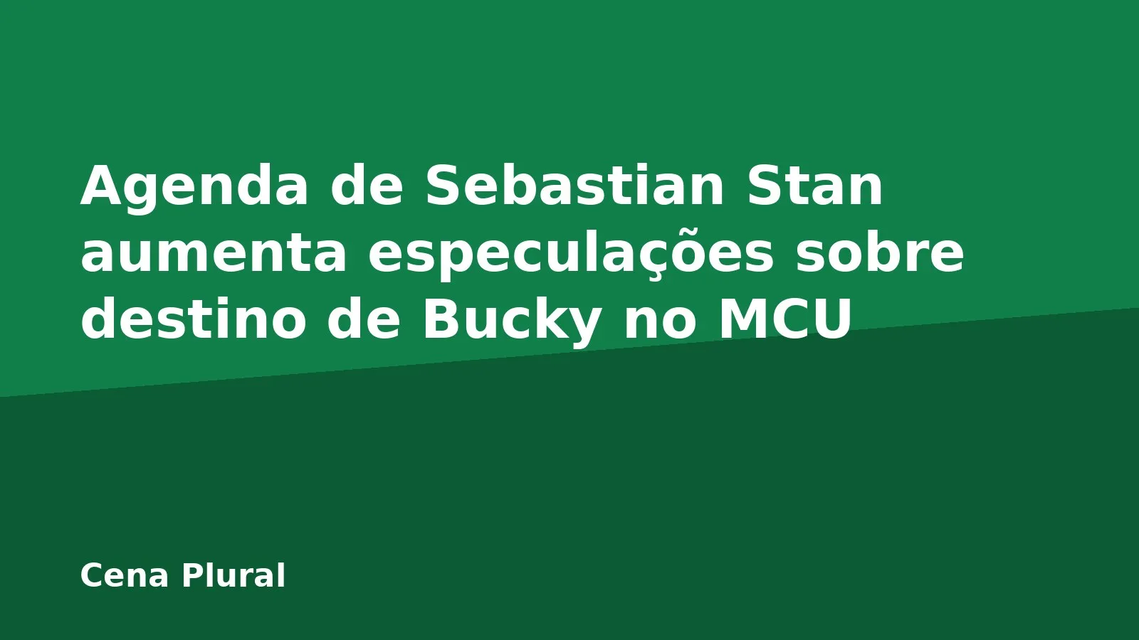 Agenda de Sebastian Stan aumenta especulações sobre destino de Bucky no MCU