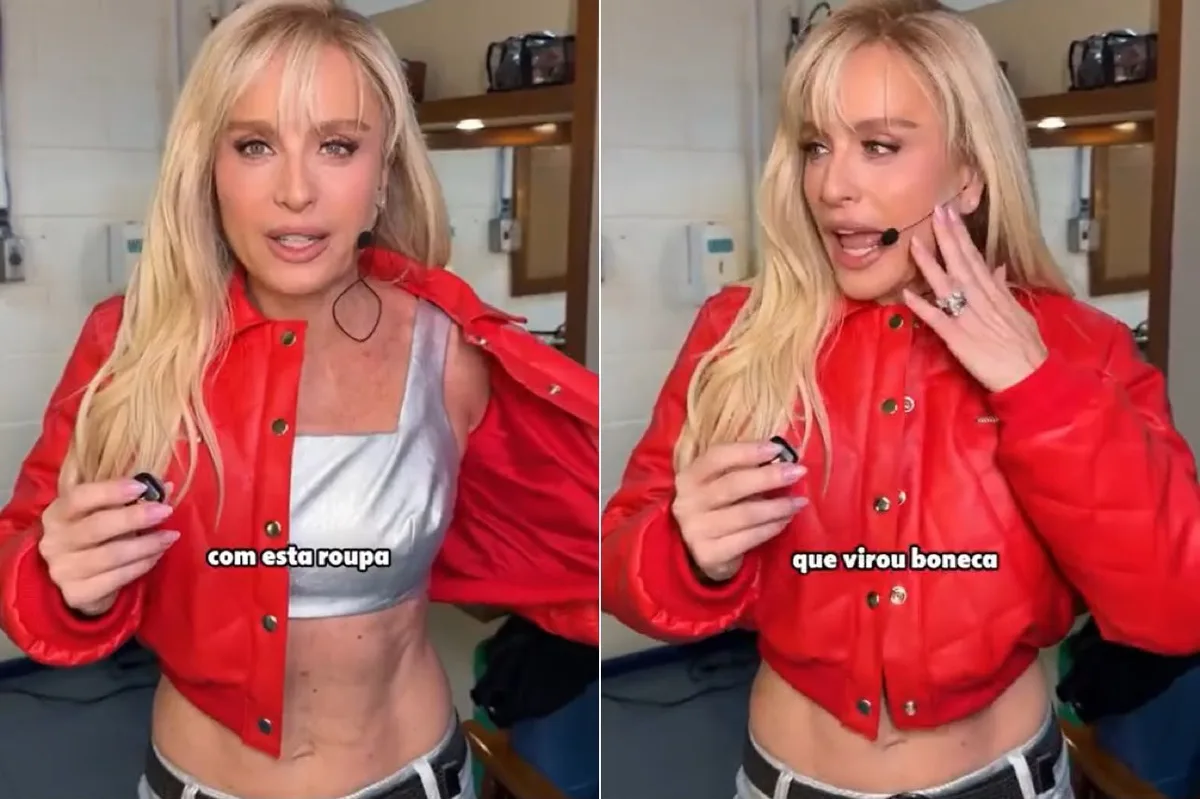 Angélica recria Angel Mix no Domingão com figurino que inspirou boneca