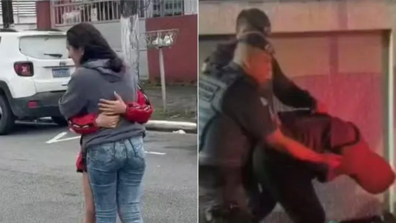 Sinais silenciosos ajudam PM a localizar menina levada pelo pai em Praia Grande