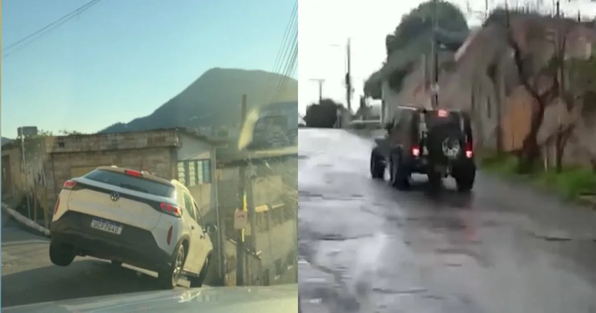 Ladeiras de Nova Lima expõem desafios para motoristas em dias de chuva
