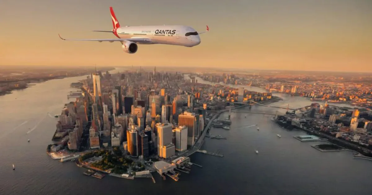 Qantas anuncia voo direto entre Sydney e Nova York para 2028