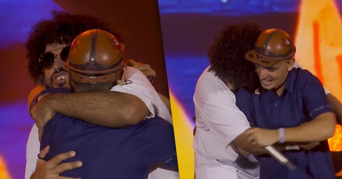 João Gomes se emociona ao ser surpreendido por Mestrinho no Rock in Rio