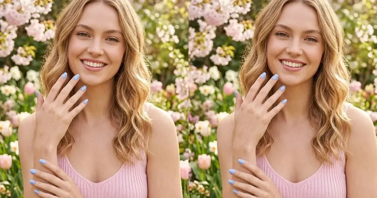 Paleta da Pantone reúne rosas, azul e verde para unhas e looks de loiras