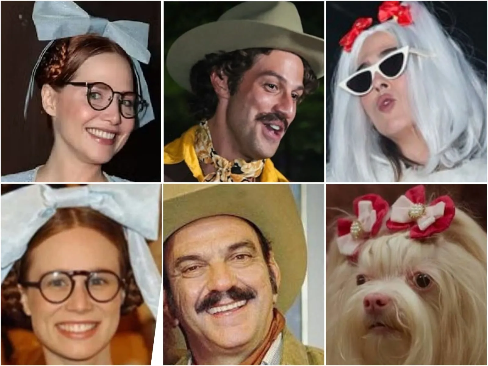 Elenco de Quem Ama Cuida homenageia personagens da dramaturgia em festa
